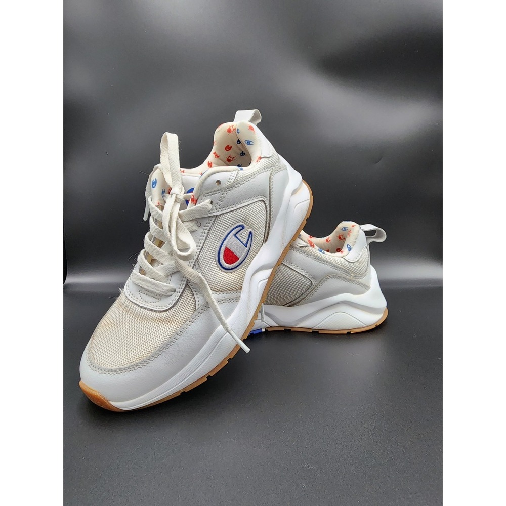 Champion 93eighteen Classic White Casual Shoes Women's Size 7W‎ Pre-owned